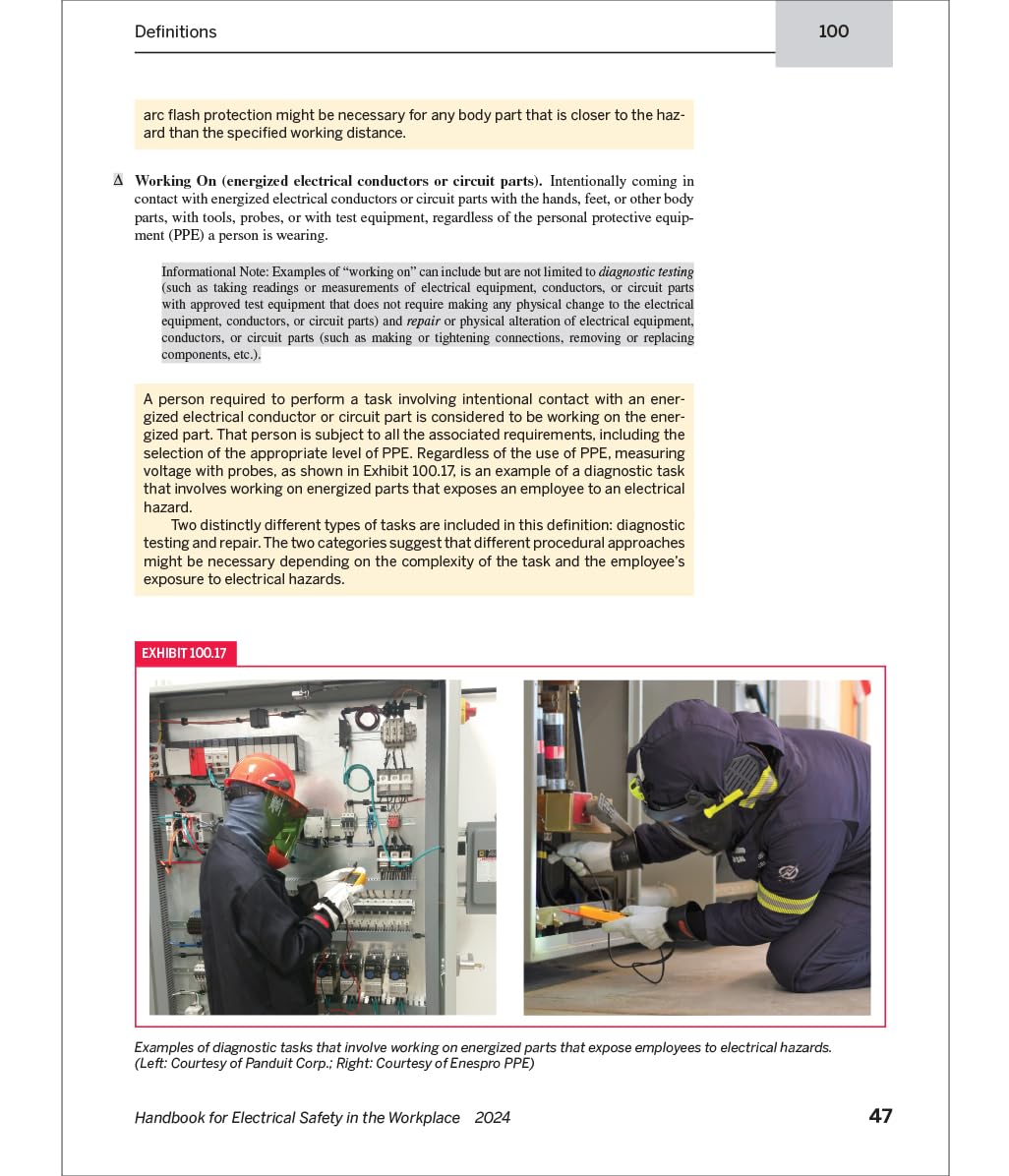 NFPA 70E, Handbook for Electrical Safety in the Workplace, 2024 Edition